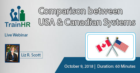 Web Conference on  Comparison between USA and Canadian Systems, Fremont, California, United States