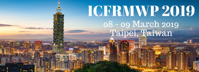 International Conference on Flood Risk Management and Water Pollution 2019, Taipei, Taiwan