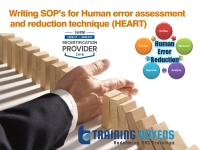 Webinar on Writing SOP’s for Human error assessment and reduction technique (HEART) – Training Doyens