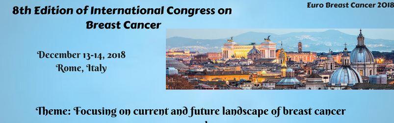 8th Edition of International Congress on Breast Cancer, Rome, Toscana, Italy