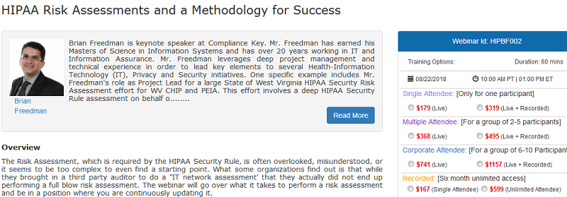 HIPAA Risk Assessments and a Methodology for Success, United States, Delaware, United States