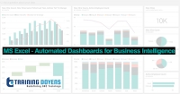 MS Excel - Automated Dashboards for Business Intelligence: How to Use Pivot Tables to Summarize Data, Create KPI Summaries, Visual Communication Using Charts and more