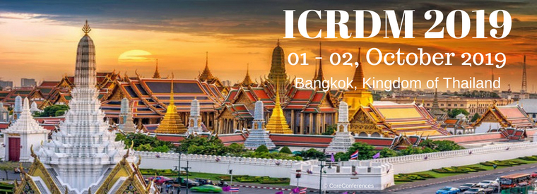 International Conference on Robotics and Digital Manufacturing 2019, Bangkok, Thailand