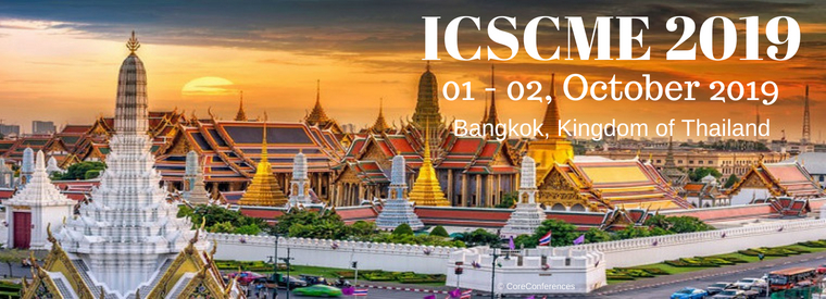 International Conference on Software, Computer and Manufacturing Engineering 2019, Bangkok, Thailand