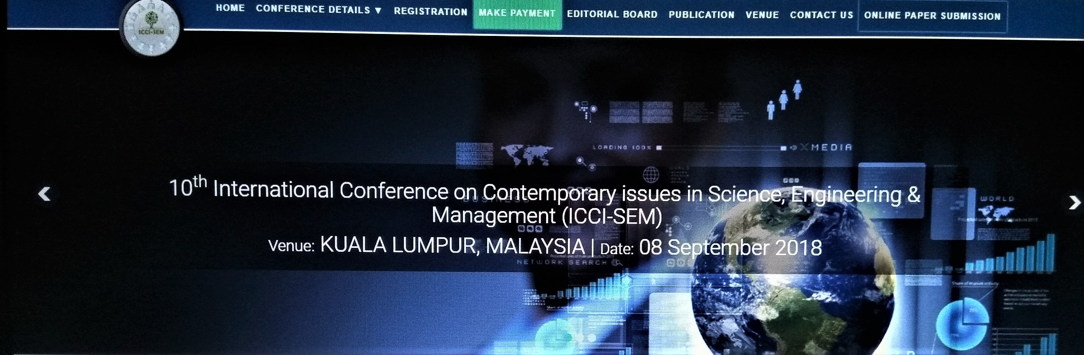 10th International Conference on Contemporary issues in Science, Engineering & Management (ICCI-SEM), Kuala Lumpur, Malaysia