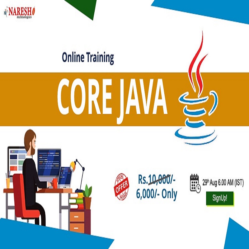 Core Java Online Training - NareshIT, India