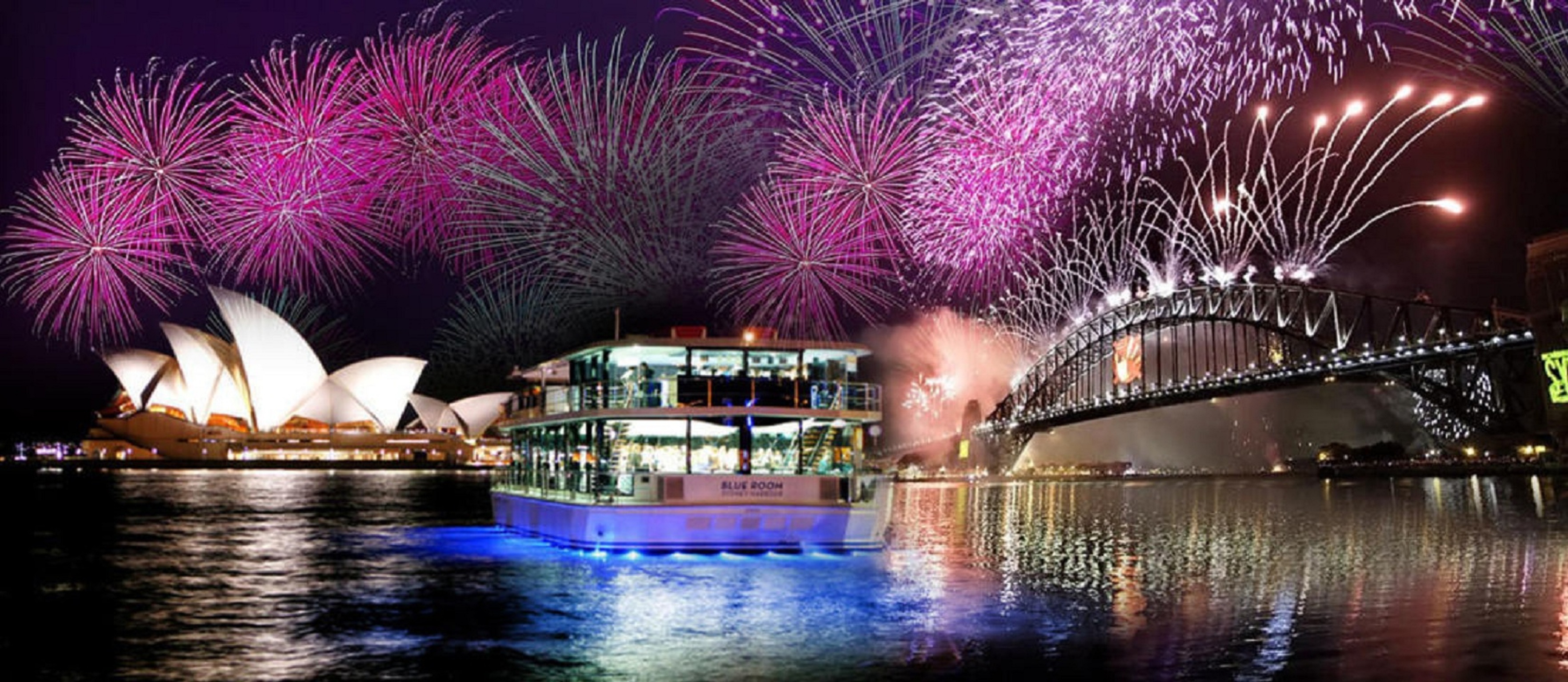 Celebrate New Year’s Eve in Sydney on a Premium Glass Boat, Sydney, New South Wales, Australia