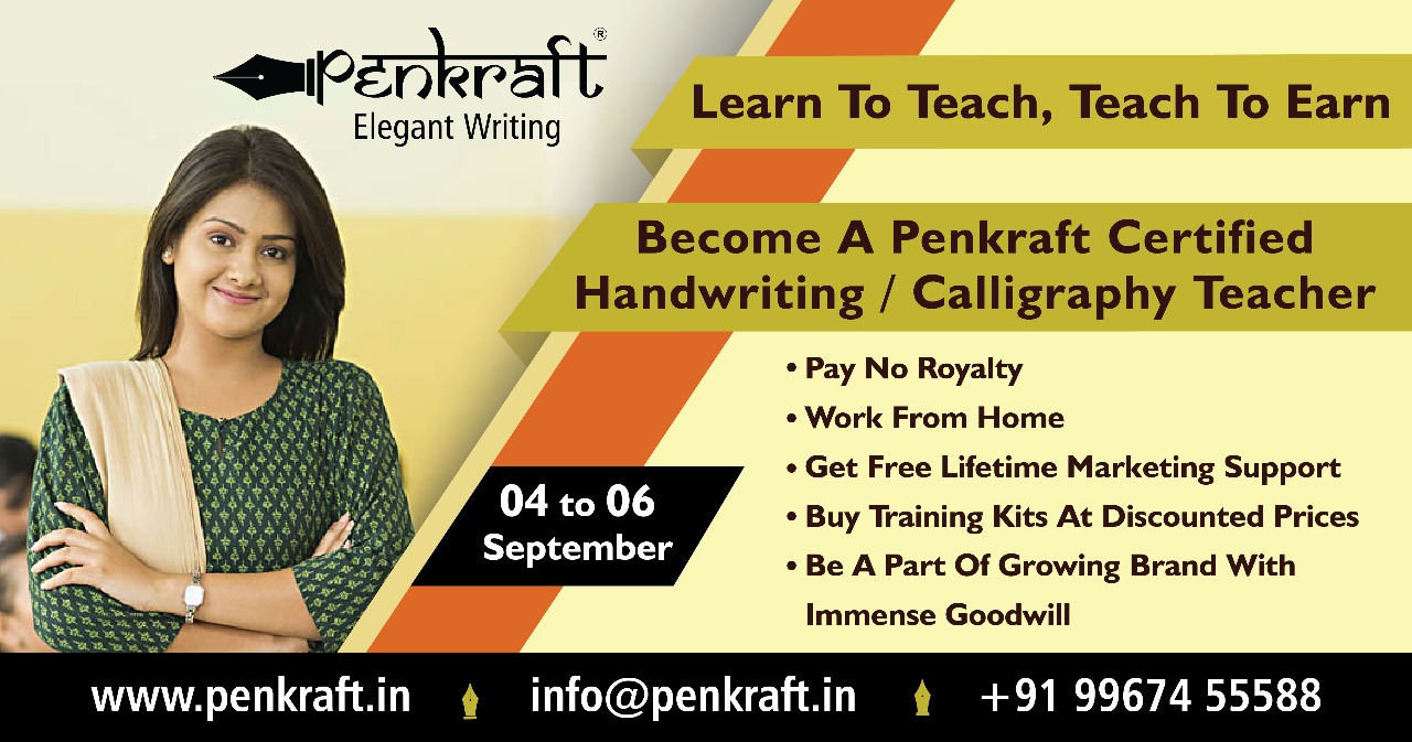 Become A certified Penkraft Teacher 4 sep To 6 sep, Thane, Maharashtra, India