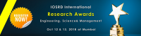 86th IOSRD International Research Awards on Engineering, Science and Management