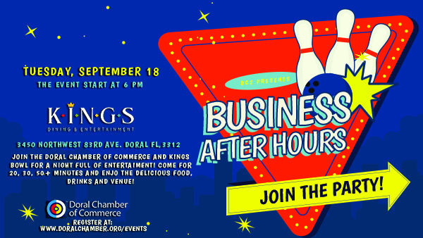 Business After Hours at Kings Dining and Entertainment, Miami-Dade, Florida, United States