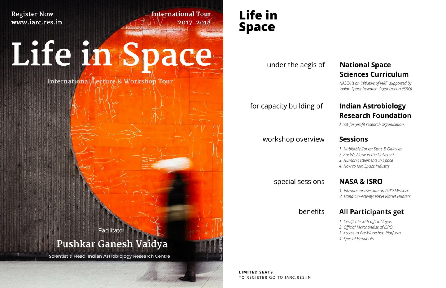 International Life in Space Workshop, Pune, Maharashtra, India