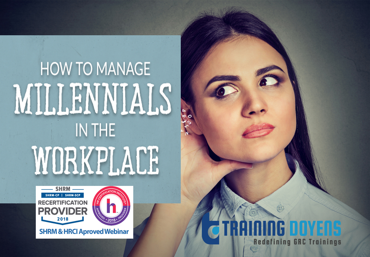 Webinar on Managing Generations: How to Manage, Engage and Motivate Different Generations; Especially Millennials at Work – Training Doyens, Denver, Colorado, United States