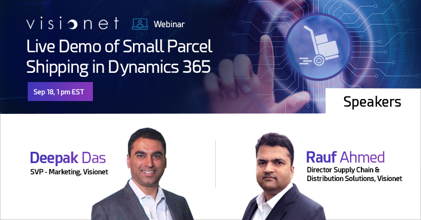 Webinar: Live Demo of Small Parcel Shipping in Dynamics 365, Camden, New Jersey, United States
