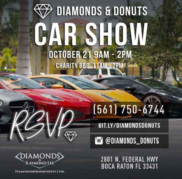 Diamonds and Donuts Car Show, Palm Beach, Florida, United States