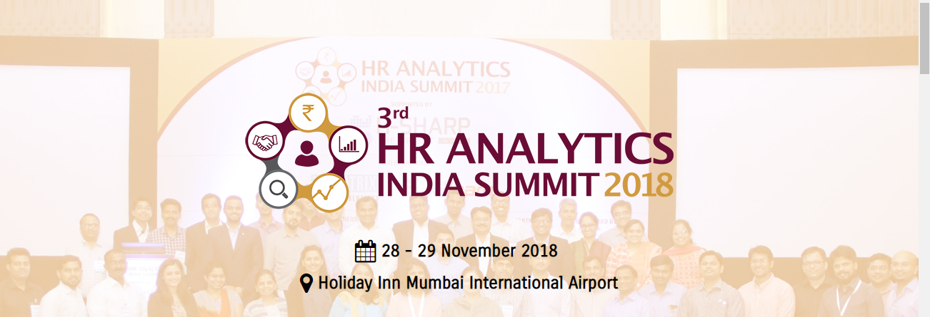 3rd HR ANALYTICS INDIA SUMMIT 2018, Mumbai, Maharashtra, India
