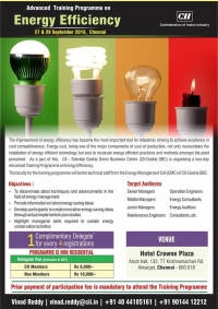 CII-IGBC Advanced Training programme on Energy Efficiency