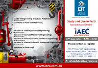 Meet Engineering institute of Technology, Australia @ IAEC Ahmedabad !