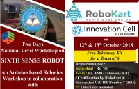 Two Days National Level Workshop on SIXTH SENSE ROBOT
