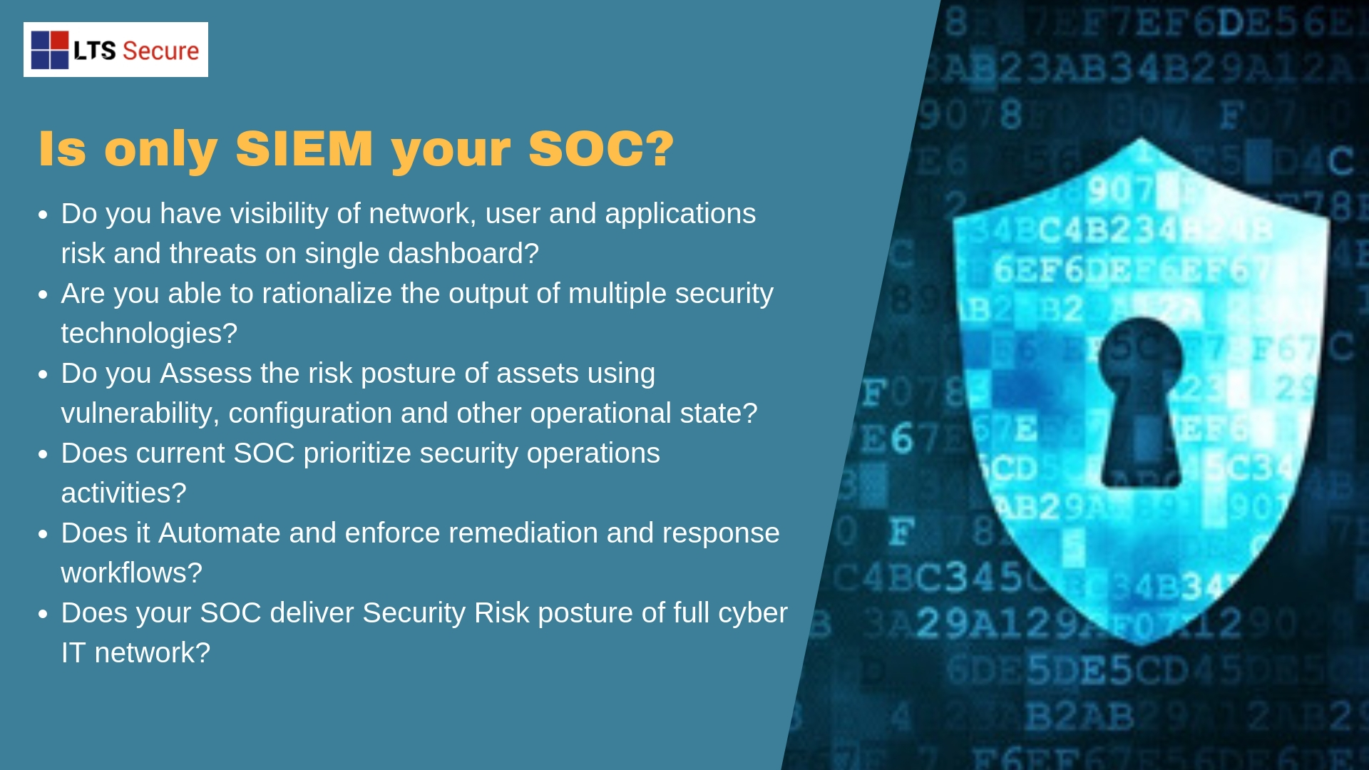 Is only SIEM your SOC ? (Free Demo), Pune, Maharashtra, India