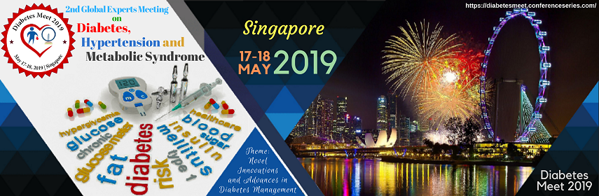 2nd Global Experts Meeting on Diabetes, Hypertension and Metabolic Syndrome, Singapore, South West, Singapore