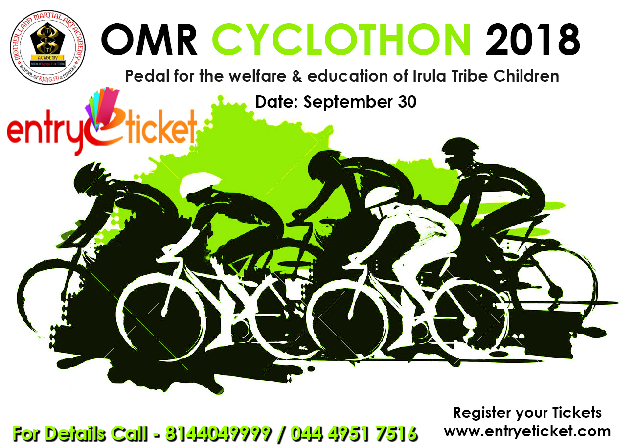 OMR Cyclothon 2018 | Entryeticket, Chennai, Tamil Nadu, India