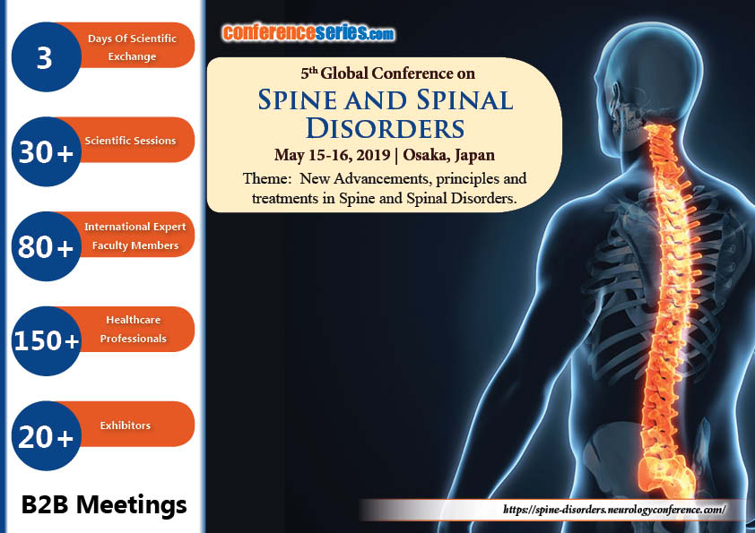 5th Global Congress on  Spine and Spinal Disorders, Osaka, Japan
