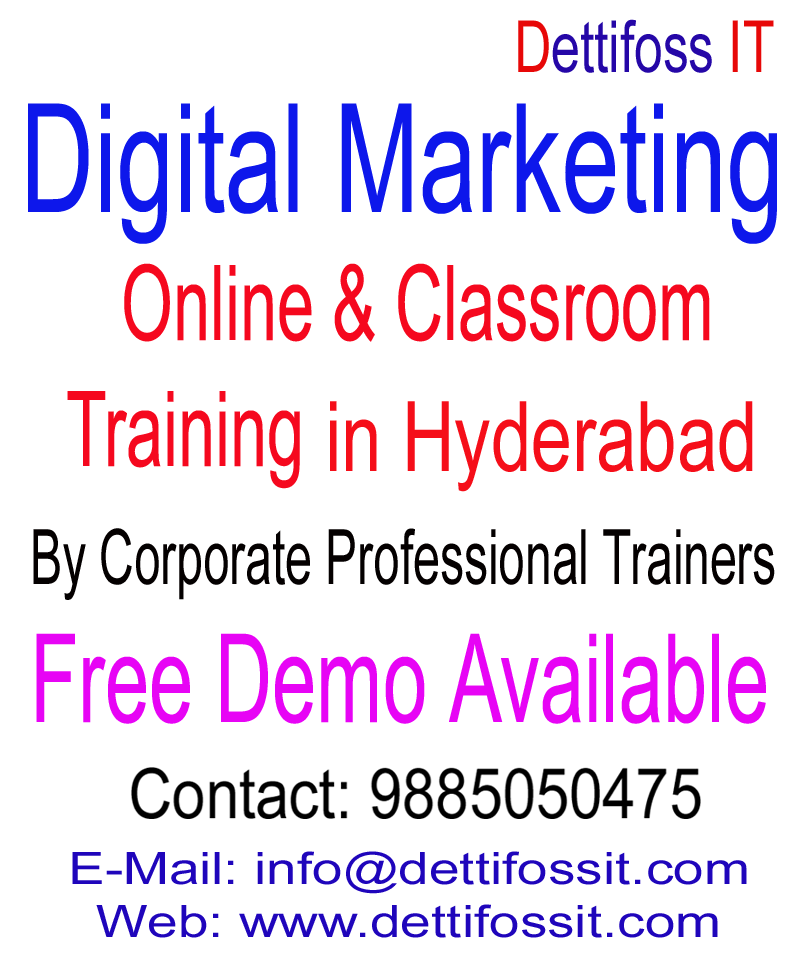 Digital Marketing course training in Hyderabad by Corporate Trainer on LIVE PROJECT | FREE DEMO, Hyderabad, Telangana, India