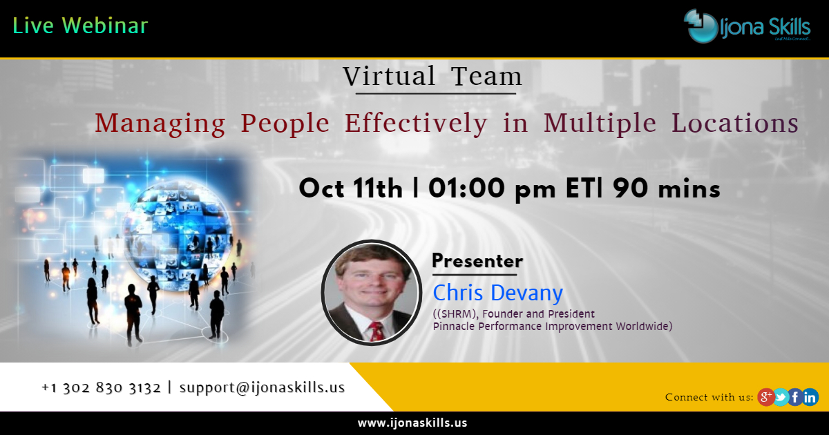 "Virtual Team" - Managing People Effectively in Multiple Locations, Middletown, Delaware, United States