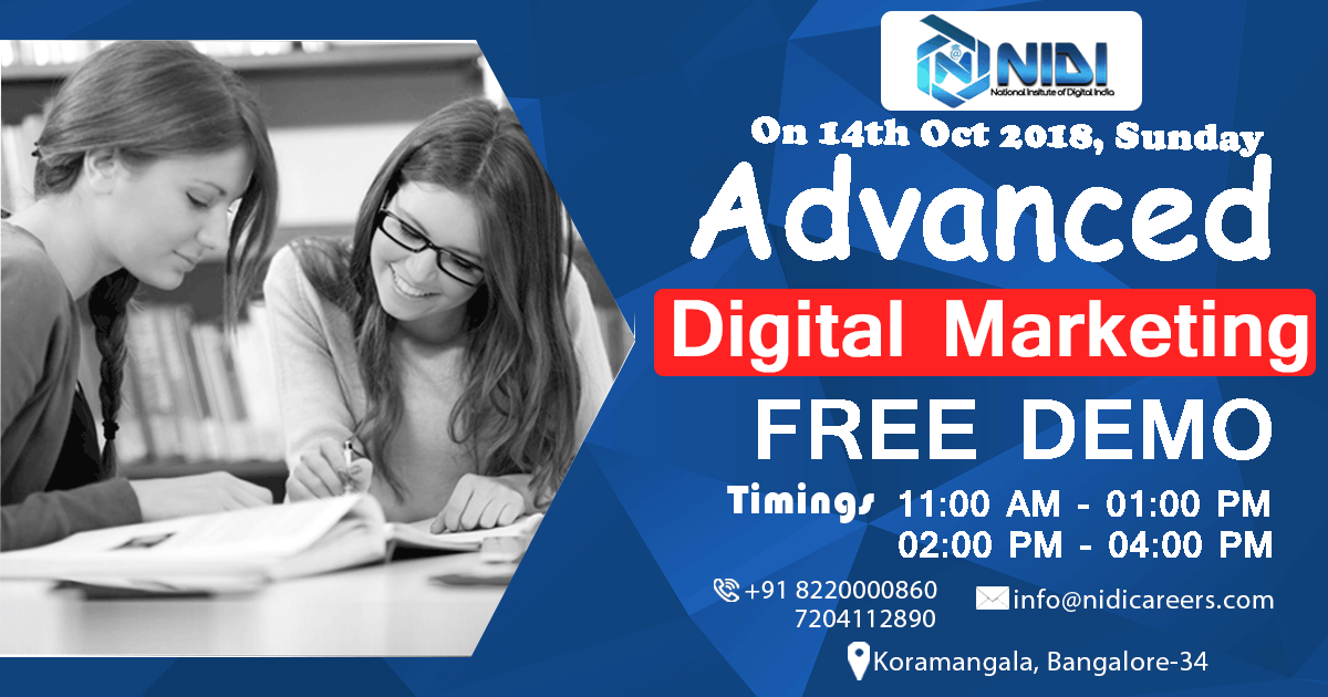 Free Demo for Digital Marketing, Bangalore, Karnataka, India