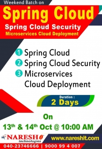 Spring Cloud Online Training in Hyderabad - NareshIT
