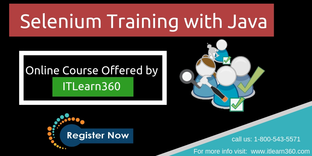 Get Selenium Training With Java Certification Today with ITlearn360, Herndon, Virginia, United States