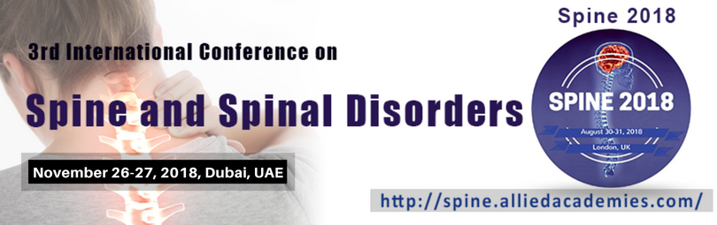 3rd International Conference on Spine and Spinal Disorders, Dubai, United Arab Emirates