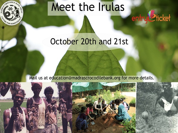 Meet the Irulas on October | Entryeticket, Chennai, Tamil Nadu, India