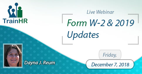 Form W-2 and 2019 Updates, Fremont, California, United States