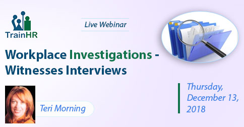 Workplace Investigations - Witnesses Interviews, Fremont, California, United States