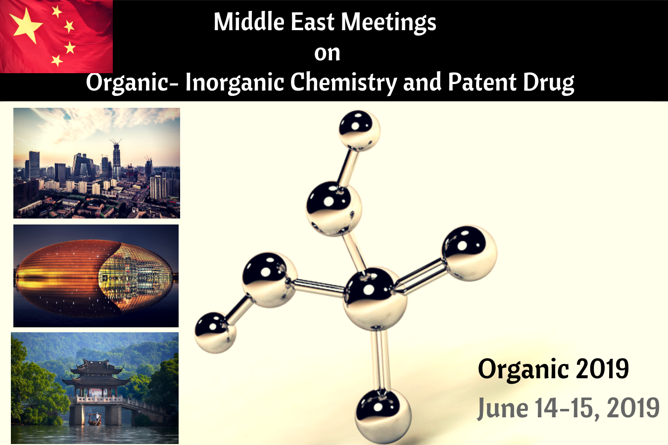 Middle East Meetings on Organic-Inorganic Chemistry & Patent Drug, China, Beijing, China