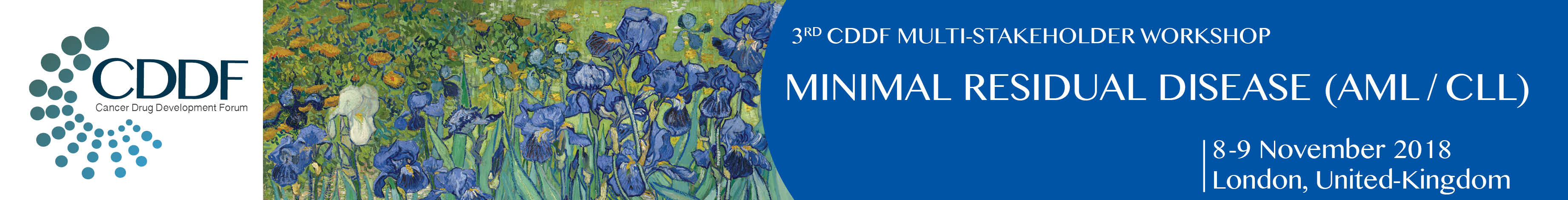 3rd CDDF Multi-stakeholder workshop on Minimal Residual Disease : AML and CLL, 5 Fairmont Avenue London E14 9JB, London, United Kingdom