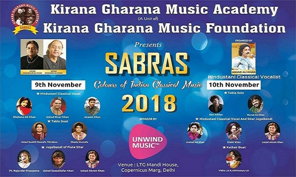 SABRAS 2018- A Two Day Music and Dance Festival, New Delhi, Delhi, India