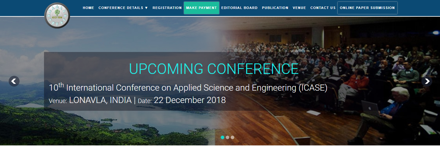 10th International Conference on Applied Science and Engineering (ICASE), Lonavla, Maharashtra, India