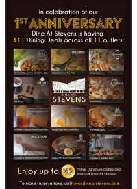 Dine At Stevens $11 Dining Deals (55% off!)