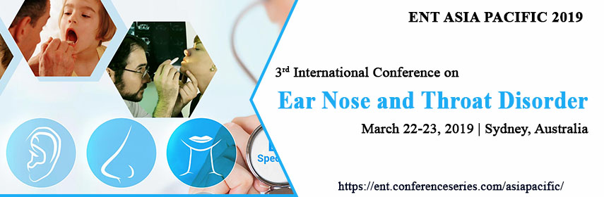 3rd International Conference on Ear, Nose and Throat Disorders, Sydney, New South Wales, Australia