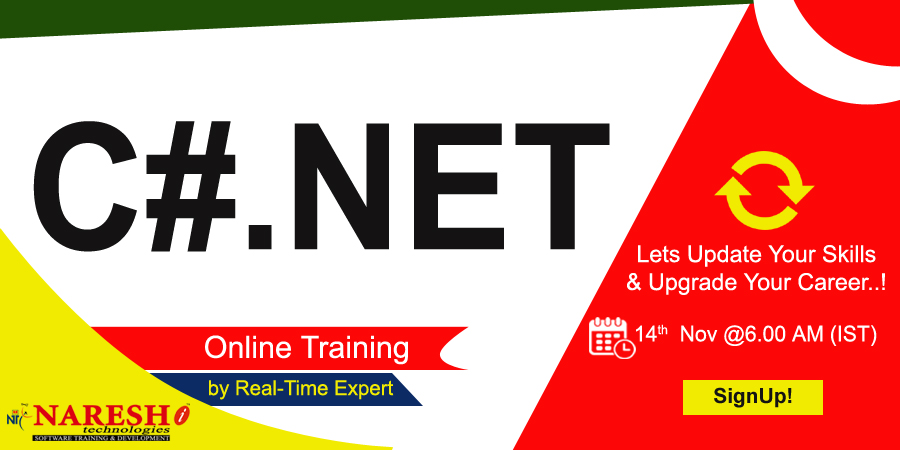Best C Net Online Training in USA - NareshIT, Dallas, Texas, United States