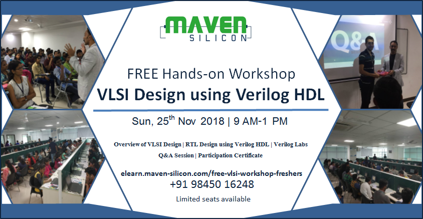 Register now for FREE hands-on session on VLSI Design using Verilog HDL, Bangalore, Karnataka, India