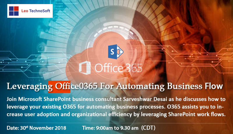Webinar on Leveraging Office365 for Automating Business Flow, Los Angeles, California, United States