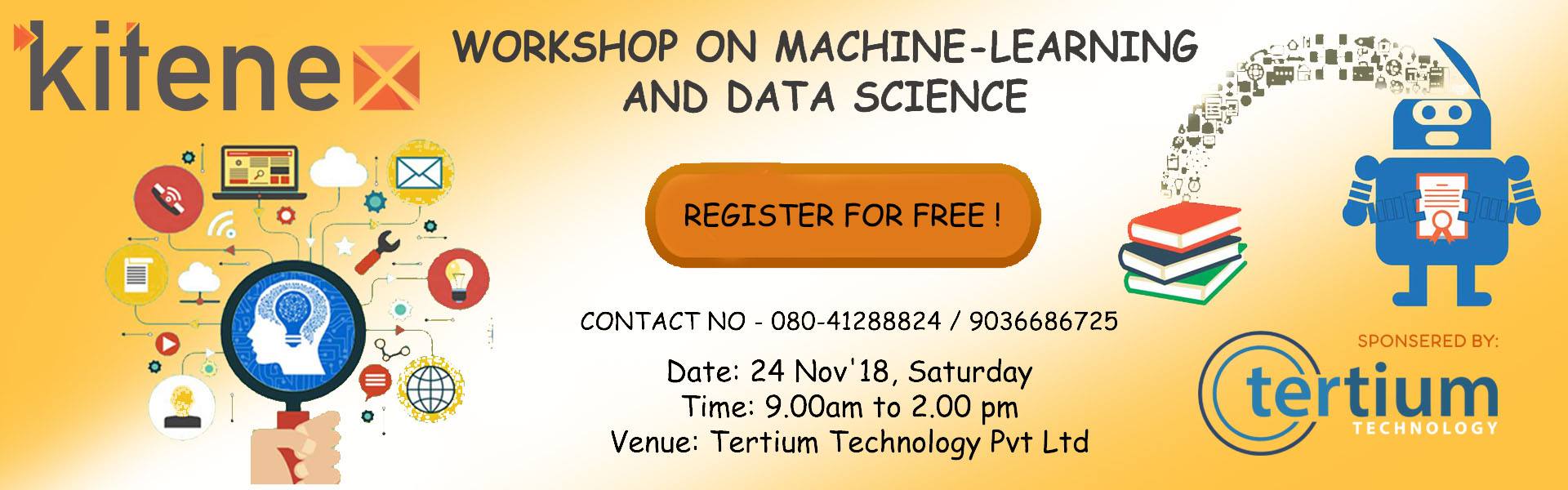 Workshop on Machine Learning and Data Science, Bangalore, Karnataka, India