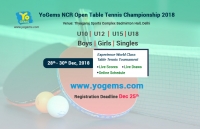 YoGems NCR Open Table Tennis Championship 2018