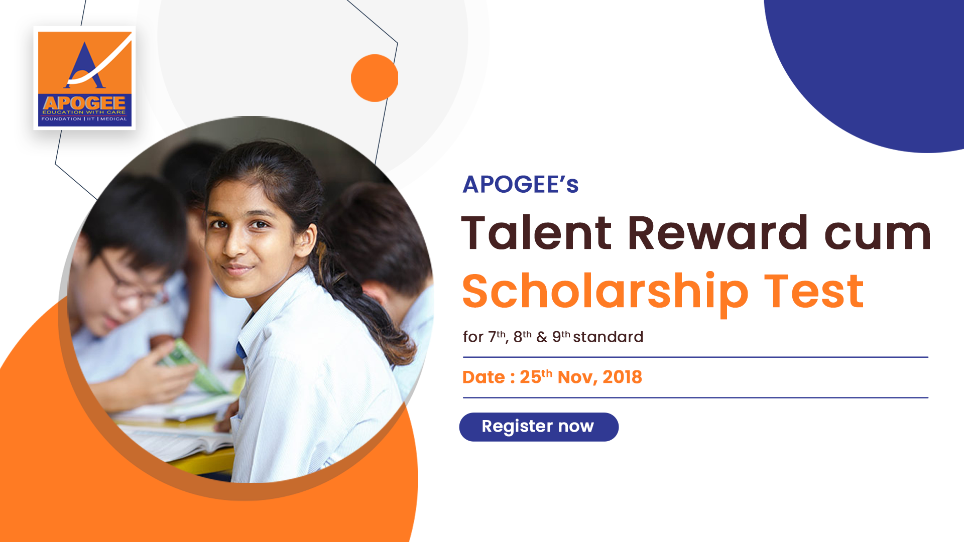 Talent Reward Cum Scholarship Test, Indore, Madhya Pradesh, India