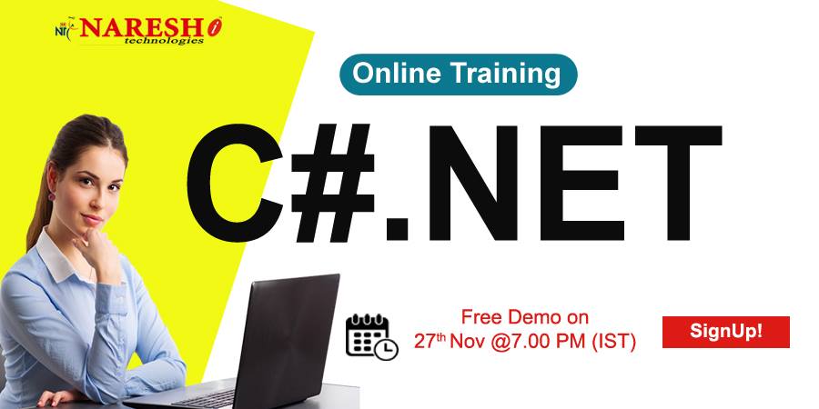 Attend Free Demo On C#.NET Online Training by Real-Time Expert., 5007 Arbor View Pkwy NW Acworth, GA, 30101,Georgia,United States