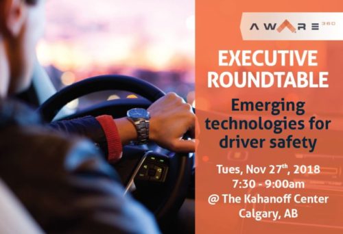 Executive Roundtable: New Technology to Stop Distracted Driving, Calgary, Alberta, Canada