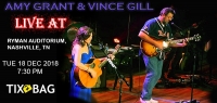 Buy Amy Grant &amp; Vince Gill Tickets on Tixbag, Tue 18 12 2018, Nashville,TN